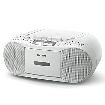 【中古】ソニー SONY CDラジカセ レコーダー CFD-S70 : FM/AM/ワイドFM対応 録音可能 ホワイト CFD-S70 W｜ドリエム店