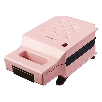 【中古】ホットサンドメーカー　recolte　プレスサンドメーカー　キルト／レコルト　ワンサイズ　ピンク