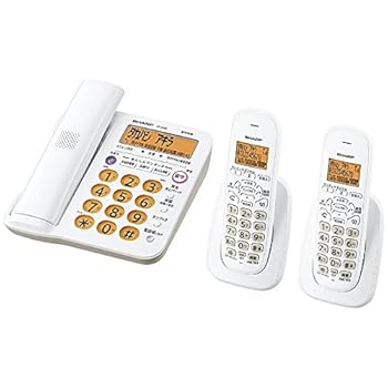 【中古】せつ然たる 電話 コードレス 親機コードレス 子機2台 JD-G56CW