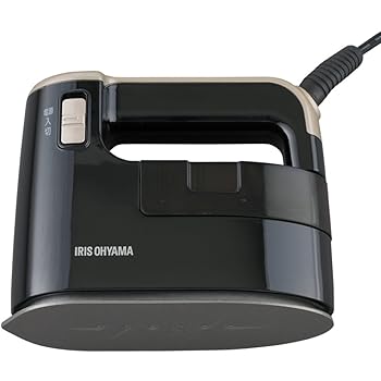 【中古】アイリスオーヤマ 衣類スチーマー スチームアイロン ハンガーにかけたまま 2WAY 3大臭カット コンパクト 軽量 ブラックゴールド IRS-01-KN 6,127円
