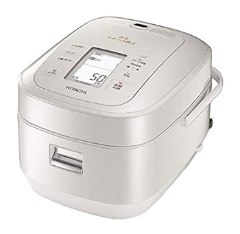 【中古】日立 圧力スチームIH炊飯器 5.5合 パールホワイト RZ-AW3000M W
