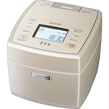 【中古】三菱 IHジャー炊飯器（5.5合炊き） 白和三盆白MITSUBISHI 本炭釜 NJ-VW108-W