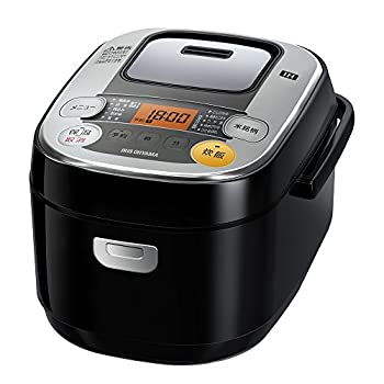 【中古】アイリスオーヤマ 炊飯器 IH式 3合 銘柄炊き分け機能付き 大火力 RC-IB30-B