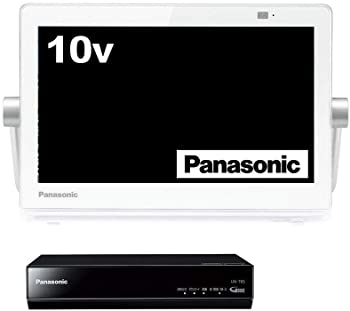 【中古】パナソニック 10V型 液晶 テレビ受像機 プライベート・ビエラ UN-10T8-W 2018年ひな形