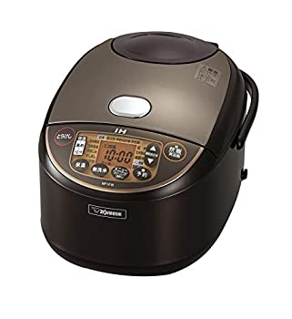 【中古】象印マホービン NP-VI18 TA くろまる厚釜 IH炊飯ジャー 1升 ブラウン