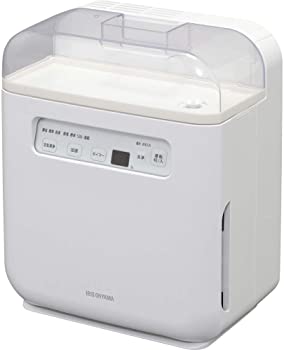 【中古】アイリスオーヤマ 空気清浄機能付加湿器 タイマー付 PM2.5 ハウスダスト 除去 ホワイト SHA-400A｜ドリエム店