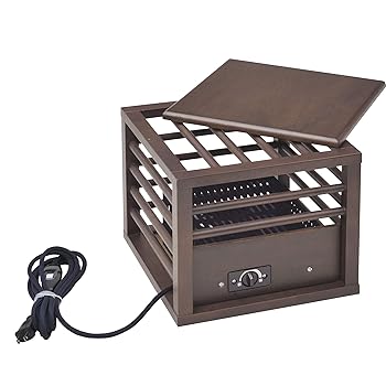 【中古】[山善] 一人用こたつ(天板付) YMK-104 ダークブラウン 幅30×奥行30×高さ25.7 cm 10,025円