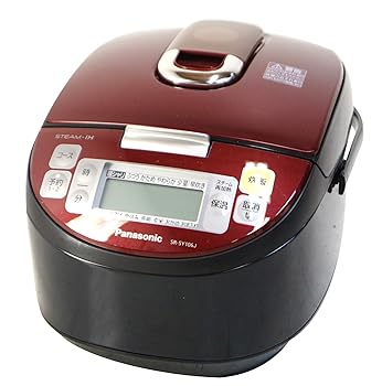 【中古】Panasonic パナソニック 炊飯器 SR-SY106J-RK 頬べに黒いこと 1.0L 5.5合炊き