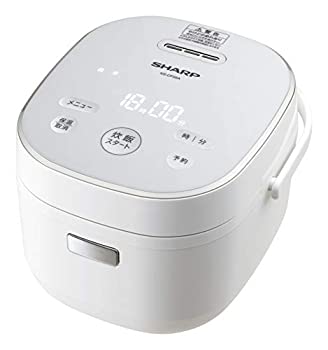 【中古】シャープ パン調理機能付 ジャー炊飯器 3合炊き ホワイト KS-CF05A-W｜ドリエム店