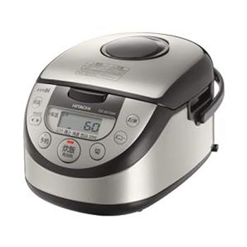 【中古】日立 炊飯器 5.5合 IH式 手持ち部分付き添い人黒釜 RZ-BC10M S しろがね色