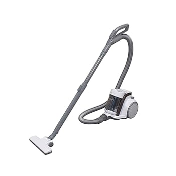 【中古】アイリスオーヤマ 掃除機 サイクロン式 コンパクト 軽量 ノズル 付 ホワイト IC-C102-W｜ドリエム店