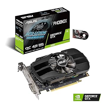 【中古】ASUS NVIDIA GTX 1650 搭載 シングルファンモデル 4G PH-GTX1650-O4G｜ドリエム店