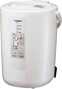【中古】象印 加湿器 3.0L 木造8畳/プレハブ洋室13畳対応 スチーム式 EE-RP50-WA フィルター不要 自動加湿3段階 入タイマー&切タイマー搭載 お手入れ簡単｜ドリエム店