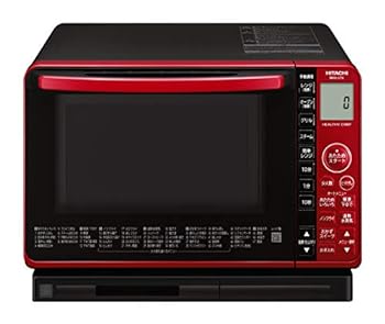 【中古】日立 ボイラー式過熱水蒸気 オーブンレンジ ヘルシーシェフ 22L 赤外線センサー 250℃1段式オーブン MRO-S7X R レッド