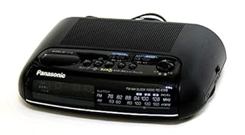 【中古】Panasonic パナソニック(National 国民的 松下電器産業)RC-6199-K 黒いこと デジタル時辰儀付FM/AMラジオ受信機