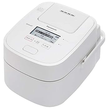 【中古】パナソニック スチーム\u0026可変圧力IH炊飯ジャー(5．5合炊き) Wおどり炊き ホワイト SR-CVSX100-W