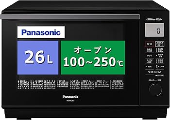 【中古】パナソニック オーブンレンジ 26L フラットテーブル 遠赤ヒーター スイングサーチ赤外線センサー ブラック NE-MS267-K