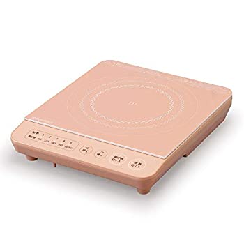 【中古】アイリスオーヤマ IHコンロ 1000W 卓上 デザイン IHK-T38-P ピンク