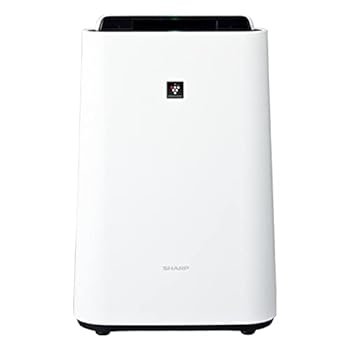 【中古】シャープ 加湿 空気清浄機 プラズマクラスター 7000 空気清浄 23畳 ホワイト KC-N50-W タンク容量 約2.5L/加湿量500mL|ドリエム店
