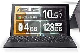 【中古】ASUS Chromebook クロームブック Detachable CM3 10.5インチ 2in1 タブレット 日本語キーボード 重量506g ペン付き ミネラルグレー CM3000DVA-HT
