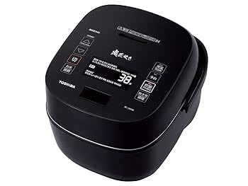 【中古】東芝 RC-10VXR-K(グランブラック) 炎匠炊き 真空圧力IH炊飯器 5.5合