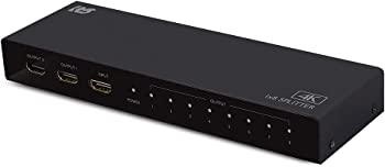 【中古】4K60Hz対応1入力8出力HDMI分配器 RS-HDSP8P-4K