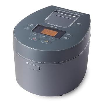 【中古】アイリスオーヤマ 炊飯器 5.5合 IH式 青写真手合い 50ブランド名炊き分け役立つこと 極厚火釜 ヘルシーメニュー 冷ややかさ膳立て役立つこと 食麺麭・西洋菓子役立つこと 薄墨色 RC-