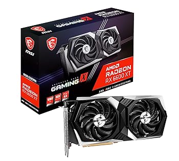 【中古】MSI Radeon RX 6600 XT GAMING X 8G グラフィクスゲーム盤 VD7840