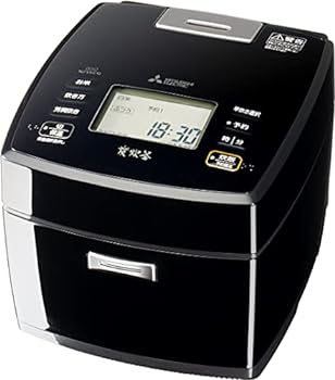 【中古】三菱電機 炊飯器 5.5合 IH式 日本製 備長炭炭炊釜 豊富な炊き分け 芳潤炊き 黒曜 NJ-VXC10-B
