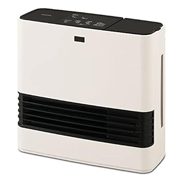 【中古】アイリスオーヤマ ヒーター セラミックファンヒーター 大風量 1200W 加湿機能付き 3段階温度調整 転倒オフ機能 速暖 小型 コンパクト 加湿器 ハ