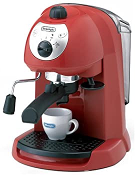 【中古】(非常に良い)DeLonghi エスプレッソ・カプチーノメーカー レッド EC200N-R