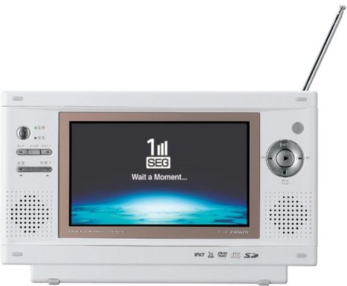 【中古】(人並み外れたに好いたらしい)TWINBIRD ワンセグ付雨合羽ヴィデオディスク電気蓄音機 陶器白いこと VD-J713CW