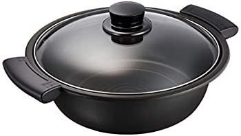 【中古】(非常に良い)パナソニック IH調理器用斡旋鍋 ブラック KZ-AN10-K