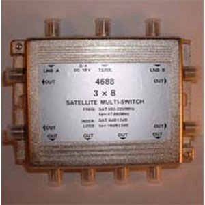 【中古】(非常に良い)Philmore Satellite multi-switch、3入力X 8出力: 4688