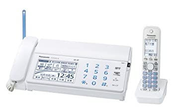 【中古】(非常に良い)パナソニック おたっくす デジタルコードレスFAX 子機1台付き ホワイト KX-PD702DL-W