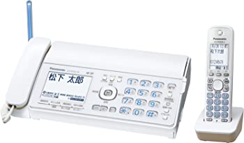 【中古】(非常に良い)パナソニック おたっくす デジタルコードレスFAX 子機1台付き 1.9GHz DECT準拠方式 ホワイト KX-PD502DL-W
