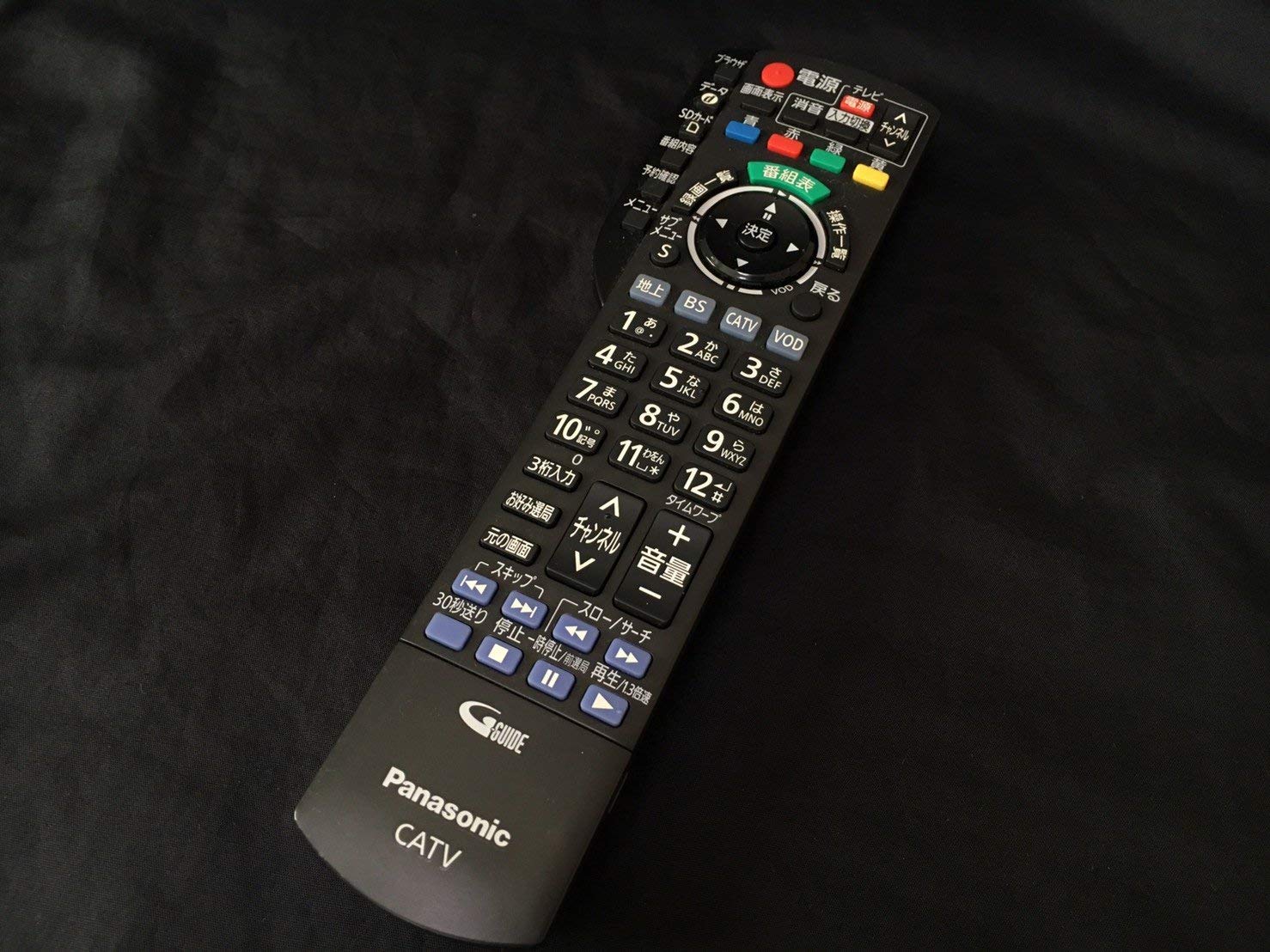 【中古】(人並み外れたに好いたらしい)パナソニック テレビ受像機遠隔操作 N2QAYB000526