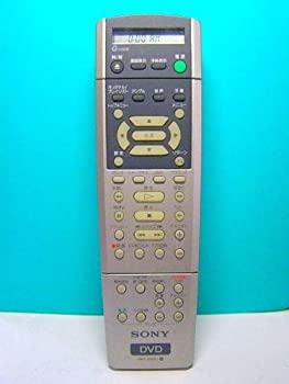 【中古】(非常に良い)ソニー DVDリモコン RMT-D202J