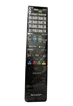 【中古】(非常に良い)シャープ 液晶テレビ用 リモコン GB077WJSA