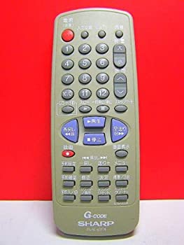 【中古】(非常に良い)シャープ テレビ・ビデオリモコン G1548SA