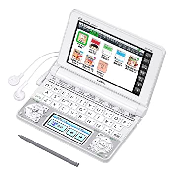 【中古】(非常に良い)カシオ 電子辞書 エクスワード 中学生向けモデル XD-N3850WE ホワイト|ドリエム店