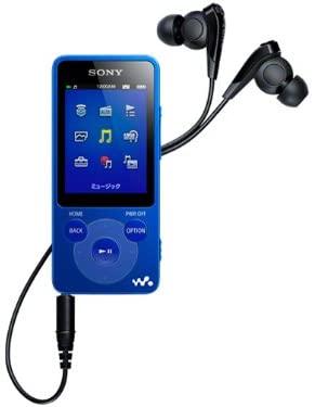 【中古】(非常に良い)SONY ウォークマン Eシリーズ 4GB ブルー NW-E083/L