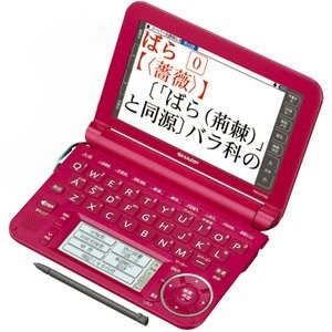 【中古】(人並み外れたに好いたらしい)小ざかしい 色合い陰電子字引きBrain 赤いこと系 PW-A7400-R
