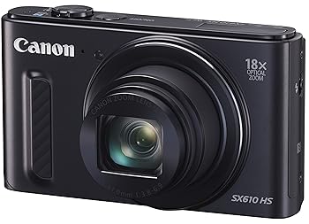 【中古】(人並み外れたに好いたらしい)Canon デジタル写真機 PowerShot SX610 HS 黒いこと 光学18倍望遠レンズ PSSX610HS(BK)