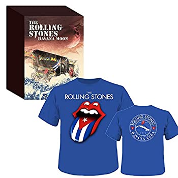 【中古】(非常に良い)ザ・ローリング・ストーンズ『ハバナ・ムーン ストーンズ・ライヴ・イン・キューバ2016』【完全生産限定Blu-ray+2枚組CD+Tシャツ[Lサイズのみ]( 28,393円