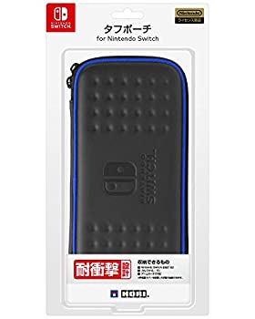 【中古】(非常に良い)【Nintendo Switch対応】タフポーチ for Nintendo Switch ブラック×ブルー