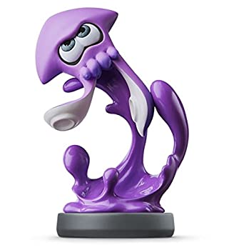 【中古】(非常に良い)amiibo イカ【ネオンパープル】 (スプラトゥーンシリーズ)