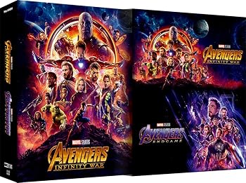【中古】(非常に良い)アベンジャーズ／エンドゲーム＆インフィニティ・ウォー MovieNEXセット [ブルーレイ+DVD+デジタルコピー+MovieNEXワールド] [Blu-ray] ロバート｜ドリエム店