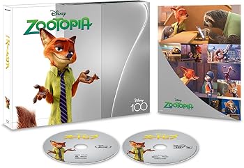 【中古】(非常に良い)ズートピア MovieNEX Disney100 エディション [ブルーレイ+DVD+デジタルコピー+MovieNEXワールド] [Blu-ray] ディズニー
