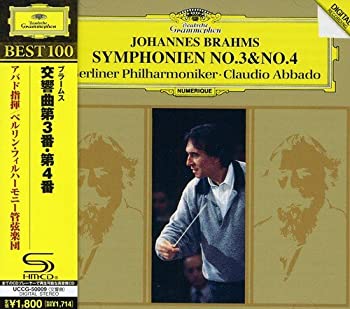 【中古】(非常に良い)ブラームス:交響曲第3番&第4番 [CD]